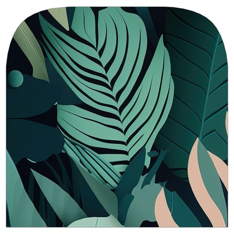 Green Nature Bohemian Painting Leaves Foliage Toiletries Pouch from ArtsNow.com Cover