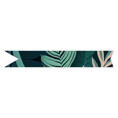 Green Nature Bohemian Painting Leaves Foliage Midi Wrap Pencil Skirt from ArtsNow.com Hem
