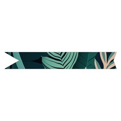 Green Nature Bohemian Painting Leaves Foliage Midi Wrap Pencil Skirt from ArtsNow.com Hem