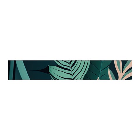 Green Nature Bohemian Painting Leaves Foliage Midi Wrap Pencil Skirt from ArtsNow.com Waistband