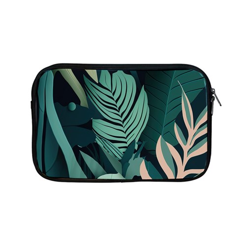 Green Nature Bohemian Painting Leaves Foliage Apple MacBook Pro 13  Zipper Case from ArtsNow.com Front