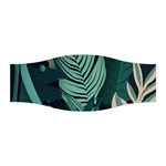 Green Nature Bohemian Painting Leaves Foliage Stretchable Headband