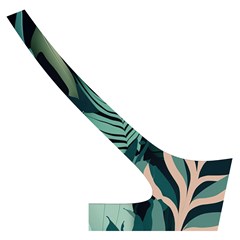 Green Nature Bohemian Painting Leaves Foliage Cross Back Hipster Bikini Set from ArtsNow.com Back Right