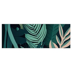 Green Nature Bohemian Painting Leaves Foliage Wristlet Pouch Bag (Small) from ArtsNow.com Bottom