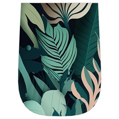 Green Nature Bohemian Painting Leaves Foliage Wristlet Pouch Bag (Small) from ArtsNow.com Right Side