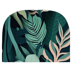 Green Nature Bohemian Painting Leaves Foliage Make Up Case (Medium) from ArtsNow.com Back