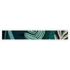 Green Nature Bohemian Painting Leaves Foliage Make Up Case (Medium) from ArtsNow.com Zipper Front