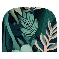 Green Nature Bohemian Painting Leaves Foliage Make Up Case (Large) from ArtsNow.com Back