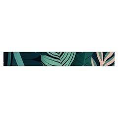 Green Nature Bohemian Painting Leaves Foliage Make Up Case (Large) from ArtsNow.com Zipper Front