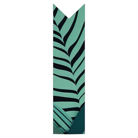 Green Nature Bohemian Painting Leaves Foliage Kids  Midi Sailor Dress from ArtsNow.com Placket