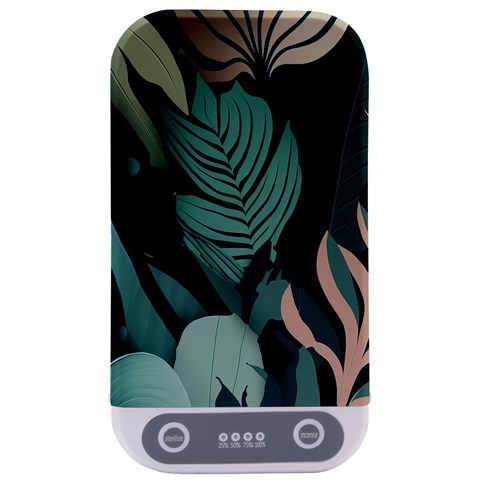 Green Nature Bohemian Painting Leaves Foliage Sterilizers from ArtsNow.com Front