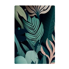 Green Nature Bohemian Painting Leaves Foliage A5 Acrylic Clipboard from ArtsNow.com Back