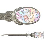 Pusheen Carebears Bears Cat Colorful Cute Pastel Pattern Letter Opener