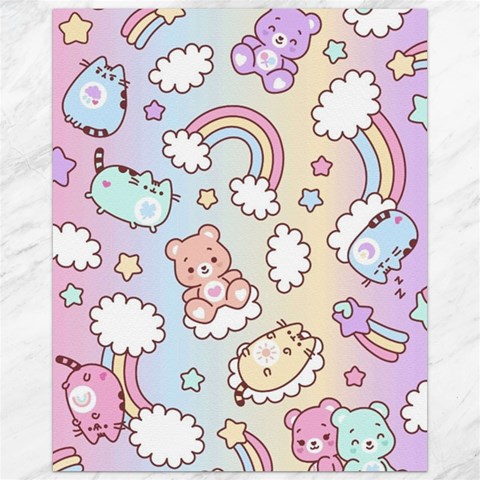Pusheen Carebears Bears Cat Colorful Cute Pastel Pattern Canvas 16  x 20  from ArtsNow.com 15.75 x19.29  Canvas - 1
