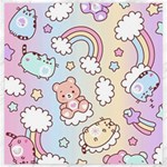 Pusheen Carebears Bears Cat Colorful Cute Pastel Pattern Canvas 20  x 20 