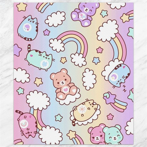 Pusheen Carebears Bears Cat Colorful Cute Pastel Pattern Canvas 20  x 24  from ArtsNow.com 19.57 x23.15  Canvas - 1