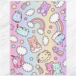 Pusheen Carebears Bears Cat Colorful Cute Pastel Pattern Canvas 36  x 48 
