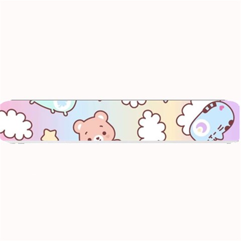 Pusheen Carebears Bears Cat Colorful Cute Pastel Pattern Small Bar Mat from ArtsNow.com 24 x4  Bar Mat