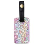 Pusheen Carebears Bears Cat Colorful Cute Pastel Pattern Luggage Tag (one side)