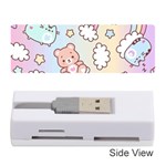 Pusheen Carebears Bears Cat Colorful Cute Pastel Pattern Memory Card Reader (Stick)