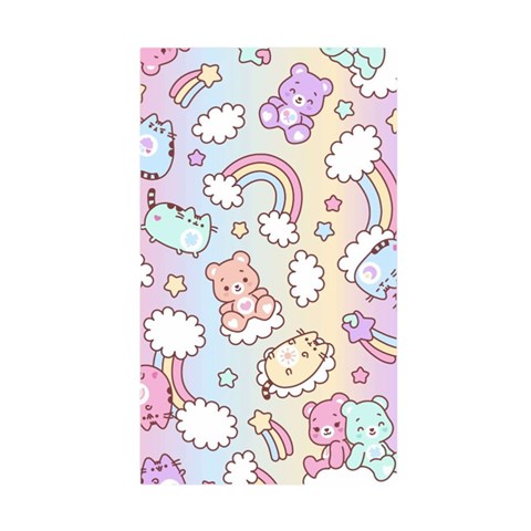 Pusheen Carebears Bears Cat Colorful Cute Pastel Pattern Duvet Cover Double Side (Single Size) from ArtsNow.com Front