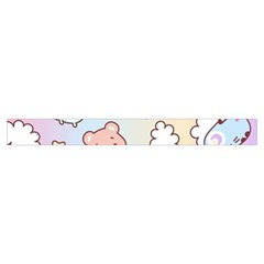 Pusheen Carebears Bears Cat Colorful Cute Pastel Pattern Zipper Large Tote Bag from ArtsNow.com Strap