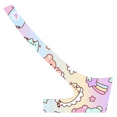Pusheen Carebears Bears Cat Colorful Cute Pastel Pattern Cross Back Hipster Bikini Set from ArtsNow.com Back Right