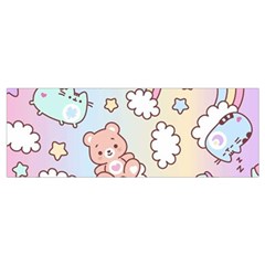 Pusheen Carebears Bears Cat Colorful Cute Pastel Pattern Wristlet Pouch Bag (Small) from ArtsNow.com Bottom