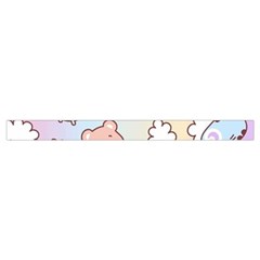 Pusheen Carebears Bears Cat Colorful Cute Pastel Pattern Wristlet Pouch Bag (Small) from ArtsNow.com Strap Outside