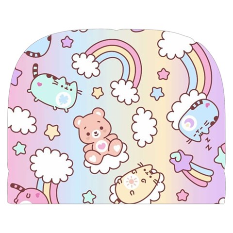 Pusheen Carebears Bears Cat Colorful Cute Pastel Pattern Make Up Case (Small) from ArtsNow.com Front