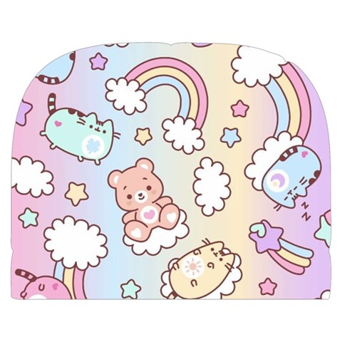 Pusheen Carebears Bears Cat Colorful Cute Pastel Pattern Make Up Case (Small) from ArtsNow.com Back