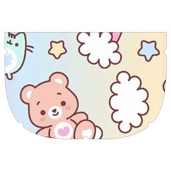 Pusheen Carebears Bears Cat Colorful Cute Pastel Pattern Make Up Case (Small) from ArtsNow.com Side Right