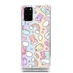 Pusheen Carebears Bears Cat Colorful Cute Pastel Pattern Samsung Galaxy S20Plus 6.7 Inch TPU UV Case