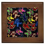 Bears Colors Dead Head Deadhead Grateful Dead Framed Tile