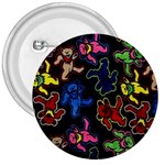 Bears Colors Dead Head Deadhead Grateful Dead 3  Buttons