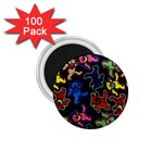 Bears Colors Dead Head Deadhead Grateful Dead 1.75  Magnets (100 pack) 