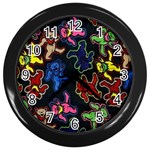 Bears Colors Dead Head Deadhead Grateful Dead Wall Clock (Black)