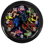 Bears Colors Dead Head Deadhead Grateful Dead Wall Clock (Black)