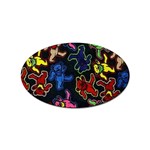 Bears Colors Dead Head Deadhead Grateful Dead Sticker (Oval)