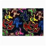 Bears Colors Dead Head Deadhead Grateful Dead Postcard 4 x 6  (Pkg of 10)