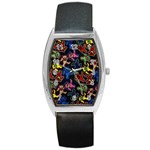 Bears Colors Dead Head Deadhead Grateful Dead Barrel Style Metal Watch