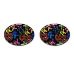 Bears Colors Dead Head Deadhead Grateful Dead Cufflinks (Oval)