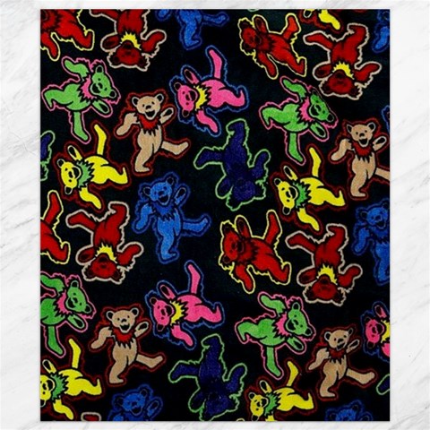 Bears Colors Dead Head Deadhead Grateful Dead Canvas 8  x 10  from ArtsNow.com 8.15 x9.66  Canvas - 1