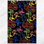 Bears Colors Dead Head Deadhead Grateful Dead Canvas 24  x 36 