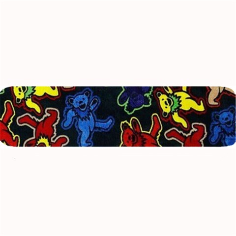 Bears Colors Dead Head Deadhead Grateful Dead Large Bar Mat from ArtsNow.com 32 x8.5  Bar Mat