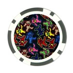 Bears Colors Dead Head Deadhead Grateful Dead Poker Chip Card Guard