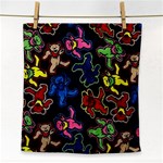 Bears Colors Dead Head Deadhead Grateful Dead Face Towel