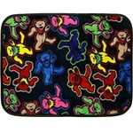 Bears Colors Dead Head Deadhead Grateful Dead Fleece Blanket (Mini)