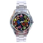 Bears Colors Dead Head Deadhead Grateful Dead Stainless Steel Analogue Watch