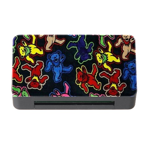 Bears Colors Dead Head Deadhead Grateful Dead Memory Card Reader with CF from ArtsNow.com Front